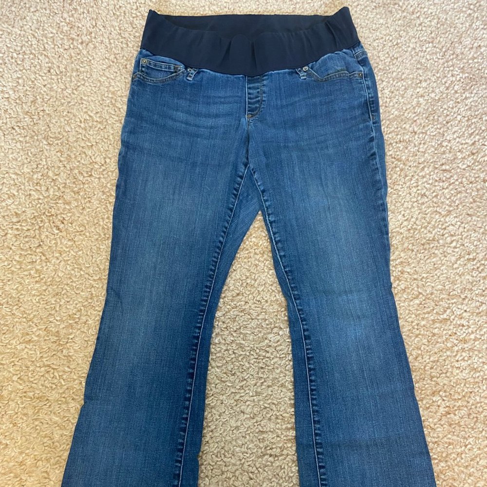 Gap Maternity Medium Indigo Baby Bootcut Jeans